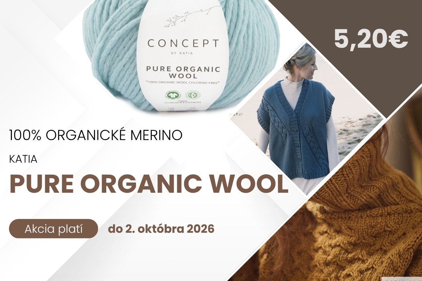Pure organic wool