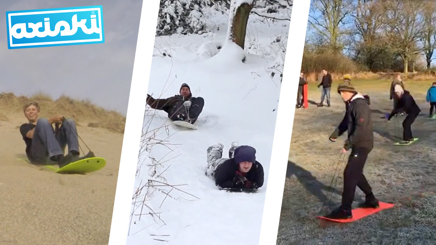 Sánky, boby a klzáky na zamrznutú trávu aj sneh