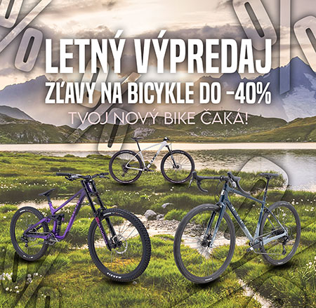 Letný výpredaj bicyklov