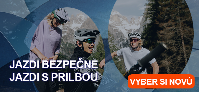 Prilba na bicykli je základ bezpečnosti