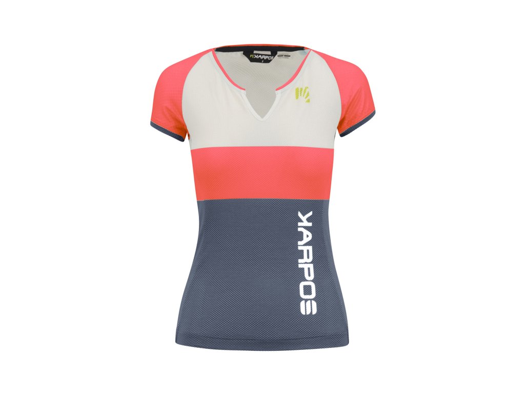 Karpos MOVED EVO dámsky dres Hot Coral/Cloud Dancer/Vintage (Veľkosť XS)