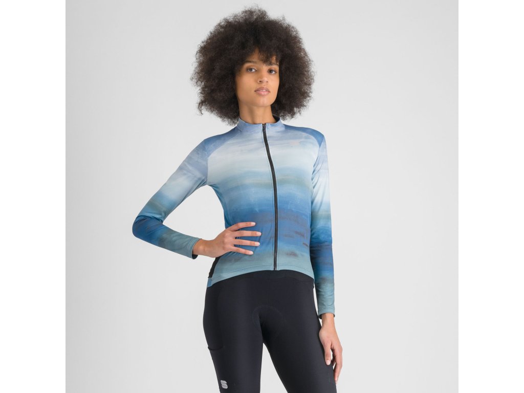 Sportful FLOW SUPERGIARA THERMAL dámsky dres blue vintage (Veľkosť S)