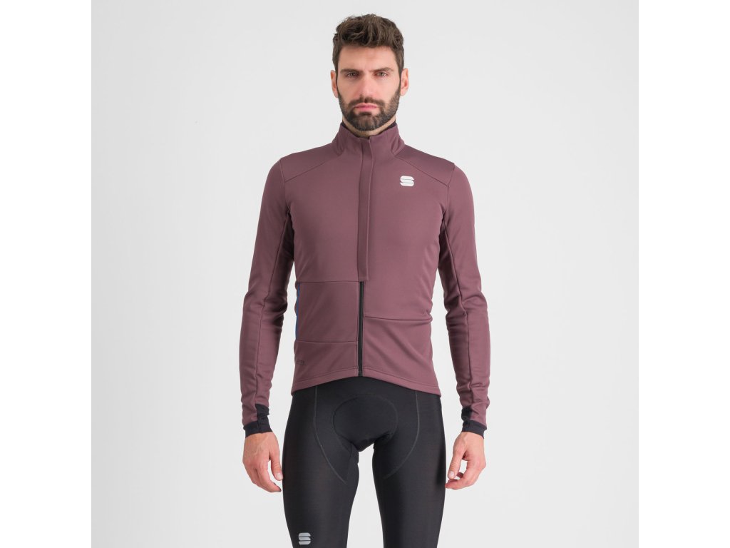 Sportful SUPER cyklistická bunda, čučoriedková (Veľkosť M)