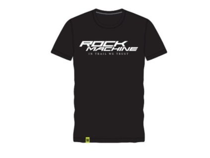 Rock Machine Tričko pánske, čierne