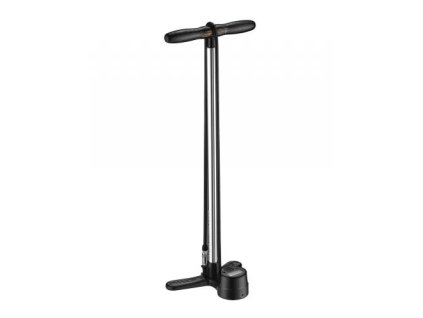 LEZYNE Pumpa nožná Shock Digital Drive 300 psi, lesklá strieborná