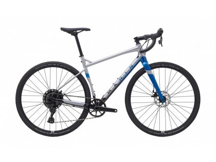 MARIN Gestalt X10 gravel bicykel, chrómová/modrá/čierna