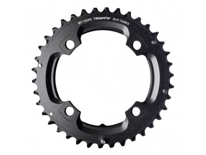 Prevodník MTB 38T 104 S1 49 CHAINLINE AL5 2X10 NO PIN BLAST BLACK (38/24)