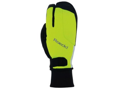 ROECKL Rukavice cyklistické zimné Villach 2 Trigger fluo žltá