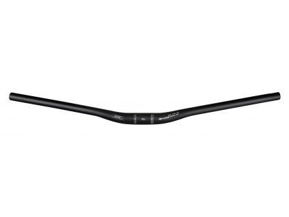 FORCE riadítka BASIC H6.4 prehnuté 31,8/740mm Al, čierne matné