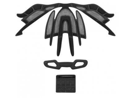 FORCE výstelka prilby LYNX, čierna UNI, 5 mm