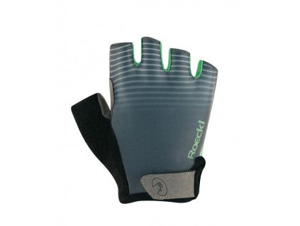 Roeckl Rukavice cyklistické Bernex castlerock/aqua green