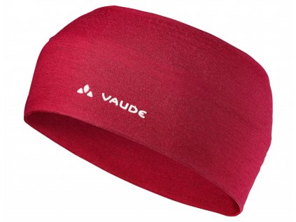 Vaude Cassons Merino Headband, čelenka, dark indian red