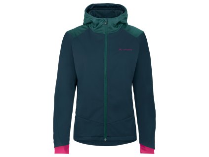 Vaude Qimsa Softshell cyklistická bunda, dámska, tmavomodrá