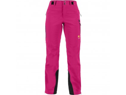 Karpos PALU skialpinistické nohavice, dámske, pink/vulcan
