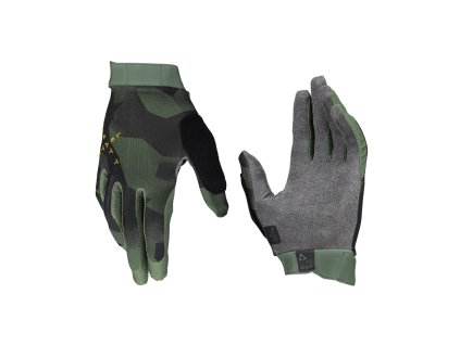 Leatt rukavice MTB 1.0 GripR, pánske, spinach