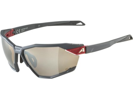 ALPINA TWIST SIX Q okuliare, polnočná šedá matná
