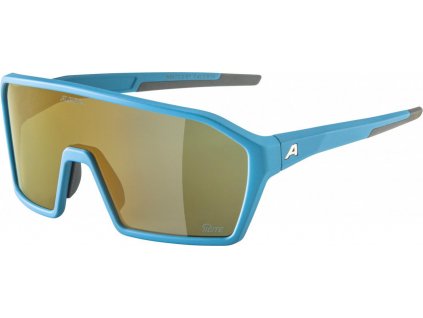 ALPINA Cyklistické okuliare RAM Q-lite dymovo modré mat