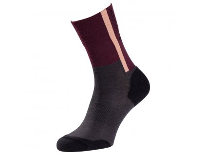 Vaude vlnené ponožky All Year Wool Socks, unisex, cassis uni