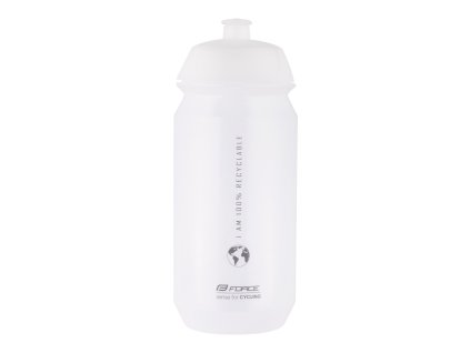 FORCE fľaša BIO EARTH 0,5 l, transparentná-šedá