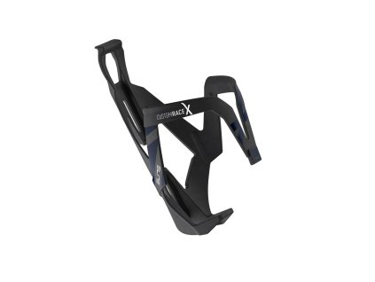 ELITE Košík CUSTOM RACE X čierny matný modrá grafika