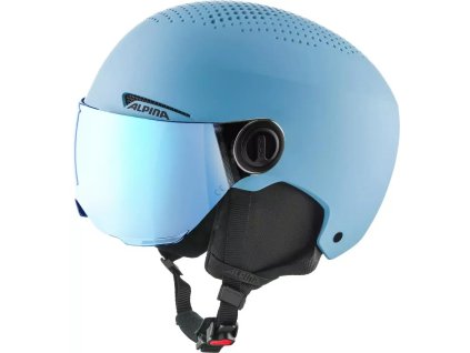 ALPINA ZUPO VISOR Q-LITE lyžiarska prilba, dymovo modrá matná