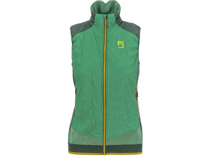 Karpos ALAGNA PLUS EVO skialpinistická vesta, dámska, frosty s./tmavozelená