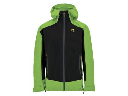 Karpos TEMPORALE outdoorová bunda, unisex, čierna/zelená/modrá