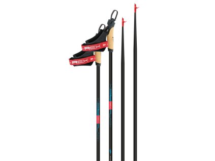 Rex Flash bežecké palice 70% carbon, Pro Strap
