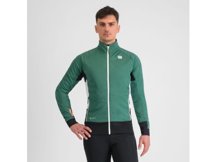 Sportful APEX bunda shrub green/white (Veľkosť M)