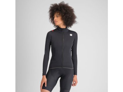 Sportful FIANDRE LIGHT cyklistická bunda, dámska, čierna (Veľkosť S)