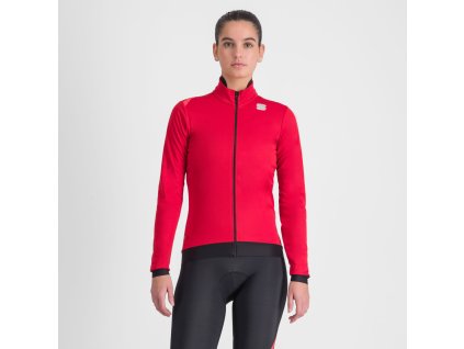 Sportful FIANDRE MEDIUM cyklistická bunda, dámska, tango červená (Veľkosť S)