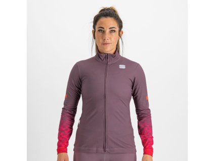 Sportful SQUADRA DÁMSKY dres staroružový/malinový
