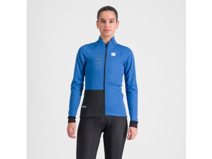 Sportful TEMPO cyklistická bunda, dámska, modrá (Veľkosť S)
