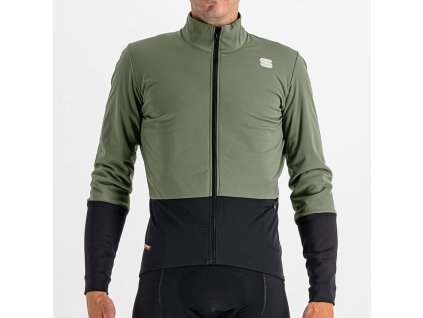 Sportful TOTAL COMFORT cyklistická bunda, kaki/čierna