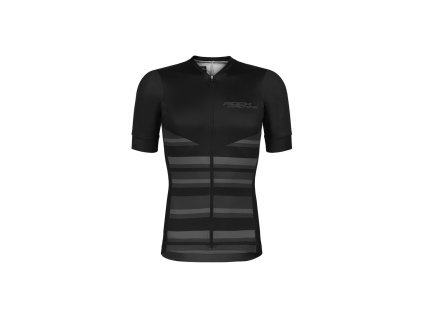 ROCK MACHINE dres mtb jersey ss pánsky, čierny/šedý