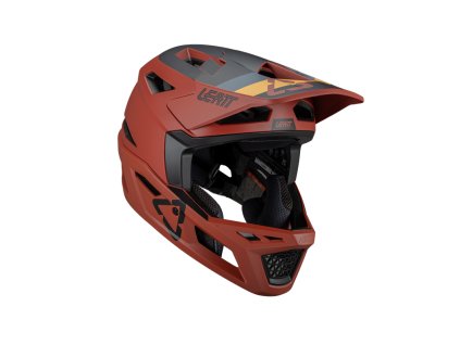 Leatt MTB Gravity 4.0 prilba, lávovo červená (Varianta XL)