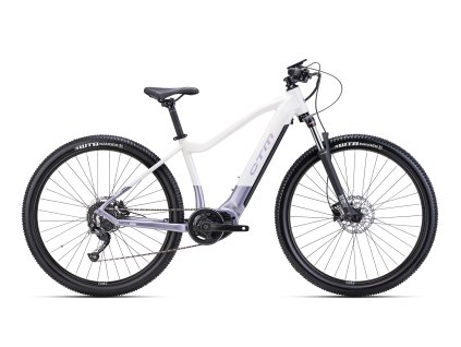 CTM RUBY 29 elektrobicykel, biela perleť / svetlofialová perleť