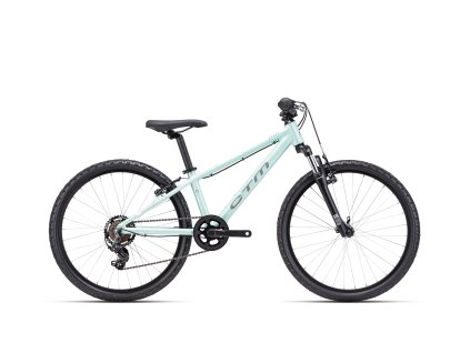 CTM ROCKY 2.0 24 bicykel, matná tyrkysová perleť / sivá