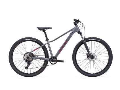 CTM CHARISMA 2.0 27,5 dámsky bicykel, matná tmavosivá / bordová