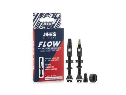 JOE´S NO-FLATS FLOW High Air Volume bezdušové ventily, 45mm