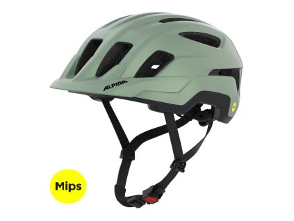 ALPINA PARANUS MIPS prilba, zelená matná (Varianta 55-59cm)