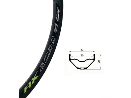 Remerx ráfik RX 2030 622x30 BA+nit, 32 dier,FV