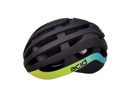 Extend ACID prilba, M/L (58-61cm), čierna-modrá-žltá