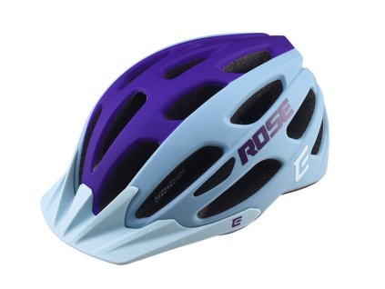 Extend ROSE prilba, svetlá modrá-night fialová, M/L (58-62cm) matná