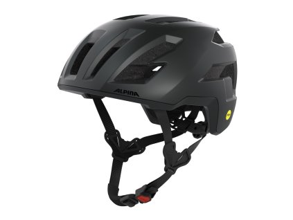 ALPINA TAUNUS GRAVEL MIPS prilba, čierna matná (Varianta XL (59-61 cm))