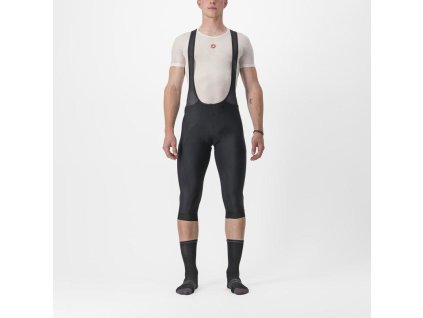 Castelli ENTRATA 2 cyklistické nohavice, čierna (Farba 010 čierna, Veľkosť XXL)