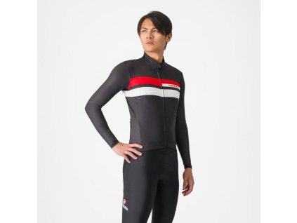 Castelli 24511 LINEARE zimný dres, svetlo čierna (Farba 085 svetlo čierna, Veľkosť M)