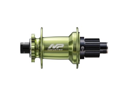Novatec XD602SB/A-B12-MS Boost zadný náboj, 32 dier, 12x148 mm, 6 dier, orech Microspline, zelená, OEM