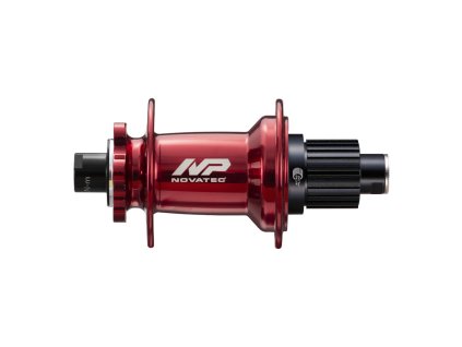 Novatec XD602SB/A-B12-MS zadný náboj, 32 dier, 12 x 148 mm, 6 dier, Shimano Microspline, červená, OEM