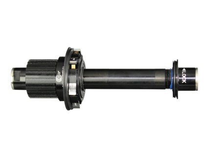 Novatec X6 type orech s oskou 12x 148 mm, Shimano Micro Spline, oceľ, OEM